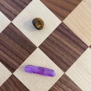Amethyst and Tiger Eye crystal